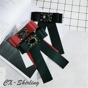 CX-Shirling Women Big Size Bowknot Fabric Brooch Pin Antique Crystal Brooch Pin Needle Korea Fashion All Match T-Shirt Coat Pin
CX-Shirling Women Big Size Bowknot Fabric Brooch Pin Antique Crystal Brooch Pin Needle Korea Fashion All Match T-Shirt Coat Pin