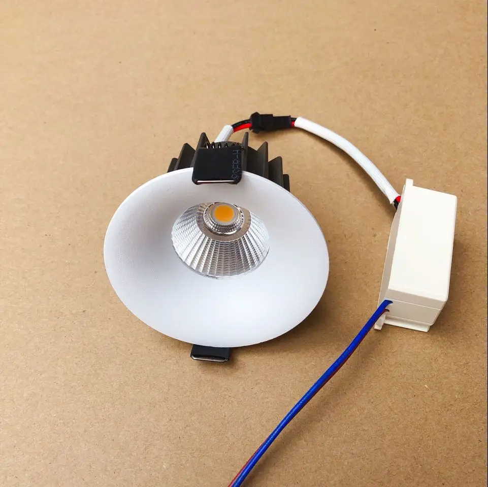 10W 12W 15W COB Dimmable LED Downlight AC85-265V Recessed LED Spot Light Ceiling Lamp Light for Indoor Lighting Black White Body
10W 12W 15W COB Dimmable LED Downlight AC85-265V Recessed LED Spot Light Ceiling Lamp Light for Indoor Lighting Black White Body