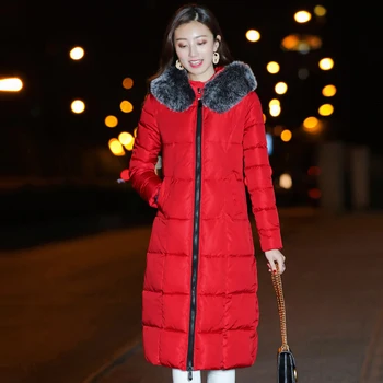 High Quality 2018 New Warm Thicken Women Winter Jacket Hooded With Fur Outwear Female Coat Long Parka Cotton Padded Coats LJ0856
High Quality 2018 New Warm Thicken Women Winter Jacket Hooded With Fur Outwear Female Coat Long Parka Cotton Padded Coats LJ0856