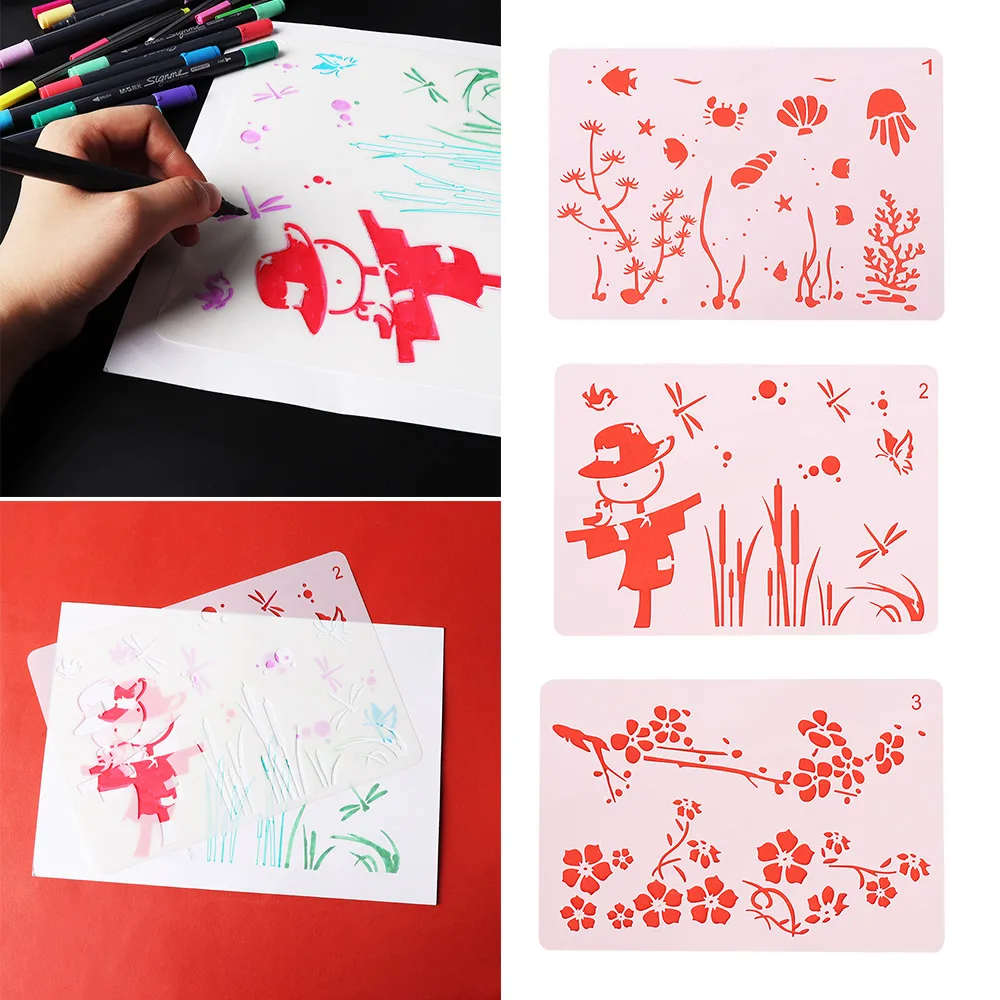 1pc Craft Hollow Layering Stencils For Wall Painting Scrapbooking Stamping Stamp Album Decorative Embossing Paper Card Template
1pc Craft Hollow Layering Stencils For Wall Painting Scrapbooking Stamping Stamp Album Decorative Embossing Paper Card Template