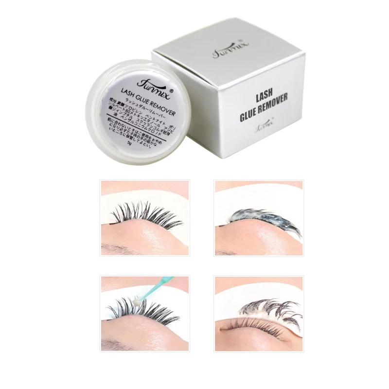 FUNMIX 5g Hypoallergenic Adhesive Fake Eyelash Glue Grape Seed Oil Glue Remover Mink False Eyelash Lash Makeup Remover Cream
FUNMIX 5g Hypoallergenic Adhesive Fake Eyelash Glue Grape Seed Oil Glue Remover Mink False Eyelash Lash Makeup Remover Cream