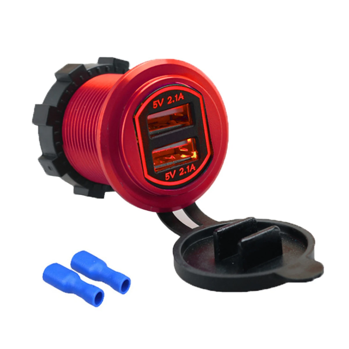 DC 12V 4.2A Motorcycle Car Dual USB Power Fast Charger Port Socket Plug with LED Light Charger Socket Adapter for cars ATV boat
DC 12V 4.2A Motorcycle Car Dual USB Power Fast Charger Port Socket Plug with LED Light Charger Socket Adapter for cars ATV boat