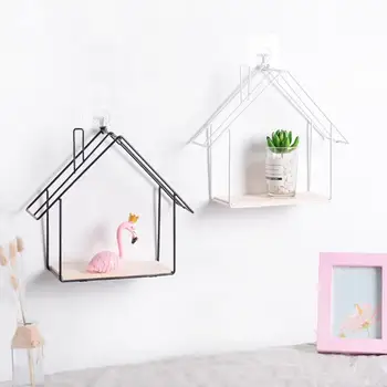 Creative Minimalist Japanese Hook Type Living Room Wall Storage Rack Iron Small House Shape Wall Hanger Decorative Shelf
Creative Minimalist Japanese Hook Type Living Room Wall Storage Rack Iron Small House Shape Wall Hanger Decorative Shelf