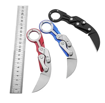 Mini Folding Morphing Karambit Hunting Knives CS GO Claw Camping Knife Outdoor Survival Tactical Pocket Rescue EDC Tools Stinger
Mini Folding Morphing Karambit Hunting Knives CS GO Claw Camping Knife Outdoor Survival Tactical Pocket Rescue EDC Tools Stinger