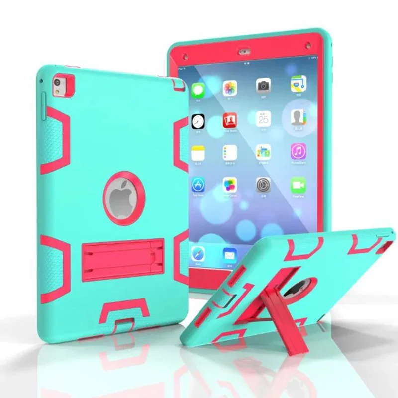 TPU&PC Heavy Duty armor stand Case For iPad Pro 9.7 case with stand Protective Skin Double Color Shock Proof for ipad air 3
TPU&PC Heavy Duty armor stand Case For iPad Pro 9.7 case with stand Protective Skin Double Color Shock Proof for ipad air 3