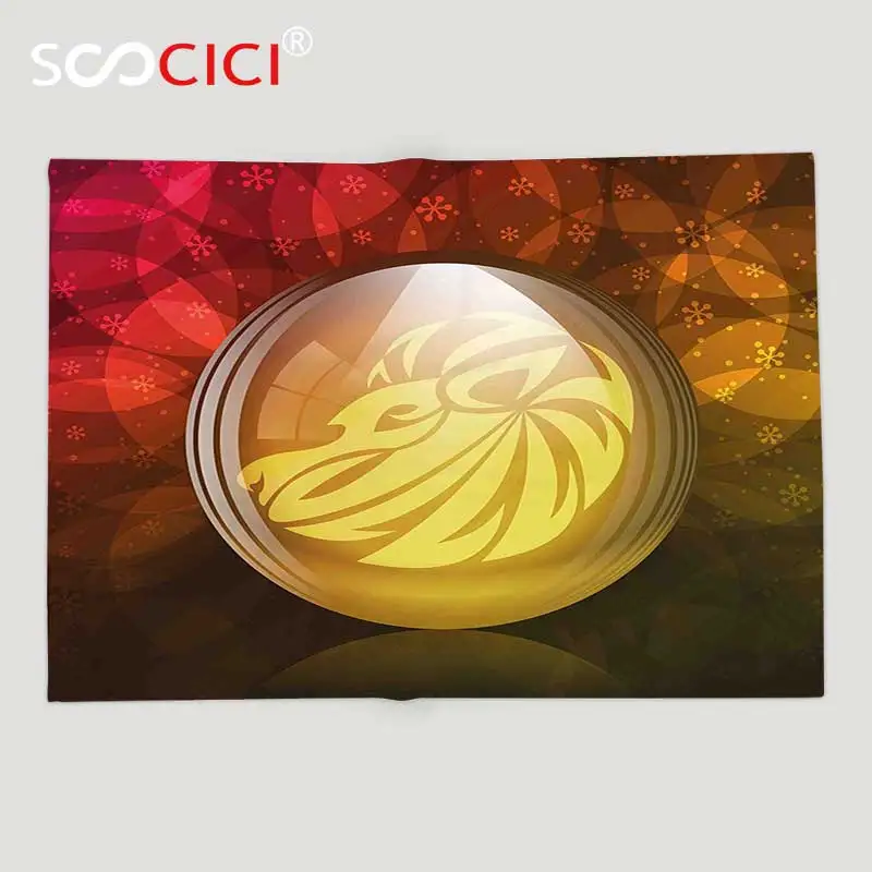 Custom Soft Fleece Throw Blanket Astrology Translucent Snow Globe with Zodiac Sign Leo on Floral Background Print Red Yellow
Custom Soft Fleece Throw Blanket Astrology Translucent Snow Globe with Zodiac Sign Leo on Floral Background Print Red Yellow