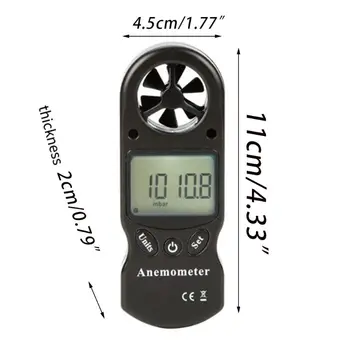 8 in 1 TL-302 Digital Anemometer LCD Display Thermometer Hygrometer Temperature Humidity Wind Speed Chill Barometric Pressure Al
8 in 1 TL-302 Digital Anemometer LCD Display Thermometer Hygrometer Temperature Humidity Wind Speed Chill Barometric Pressure Al