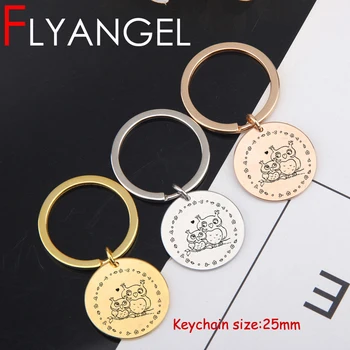 FLYANGEL Engraved Owl Cute Keychain Bag Charm Mini Car Key Tag For Mother Girlfriend Keyring Jewelry Accessories Gifts
FLYANGEL Engraved Owl Cute Keychain Bag Charm Mini Car Key Tag For Mother Girlfriend Keyring Jewelry Accessories Gifts