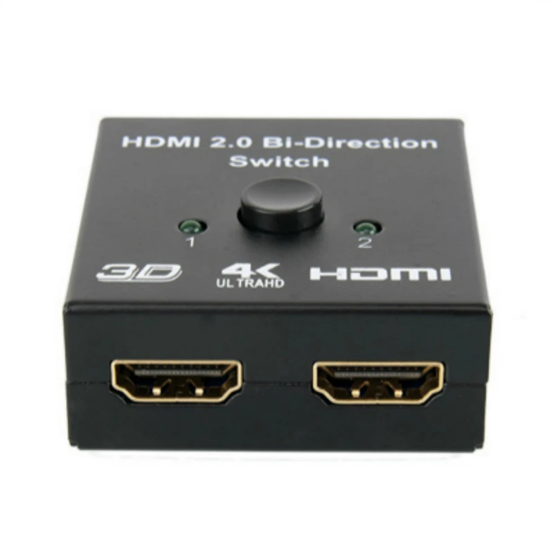 HDMI 2.0 Bi- direction Smart Switcher 2 in 1 out Ultra HD 4K Bidirectional HDMI 2.0 Switch Hub HDCP 3D 1080p 4K Resolution HDCP
HDMI 2.0 Bi- direction Smart Switcher 2 in 1 out Ultra HD 4K Bidirectional HDMI 2.0 Switch Hub HDCP 3D 1080p 4K Resolution HDCP