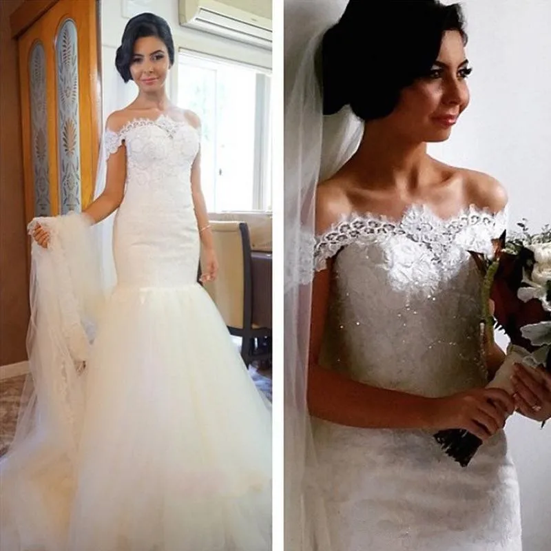 2017-stunning-off-the-shoulder-mermaid-wedding-dress-illusion-lace-neck-beads-trumpet-tulle-skirt-bridal-gowns-sweep-train_