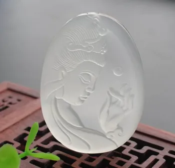 Guanyin pendant natural agate chalcedony agate crystal jewelry jade jade pendant Pendant with genuine goods
Guanyin pendant natural agate chalcedony agate crystal jewelry jade jade pendant Pendant with genuine goods