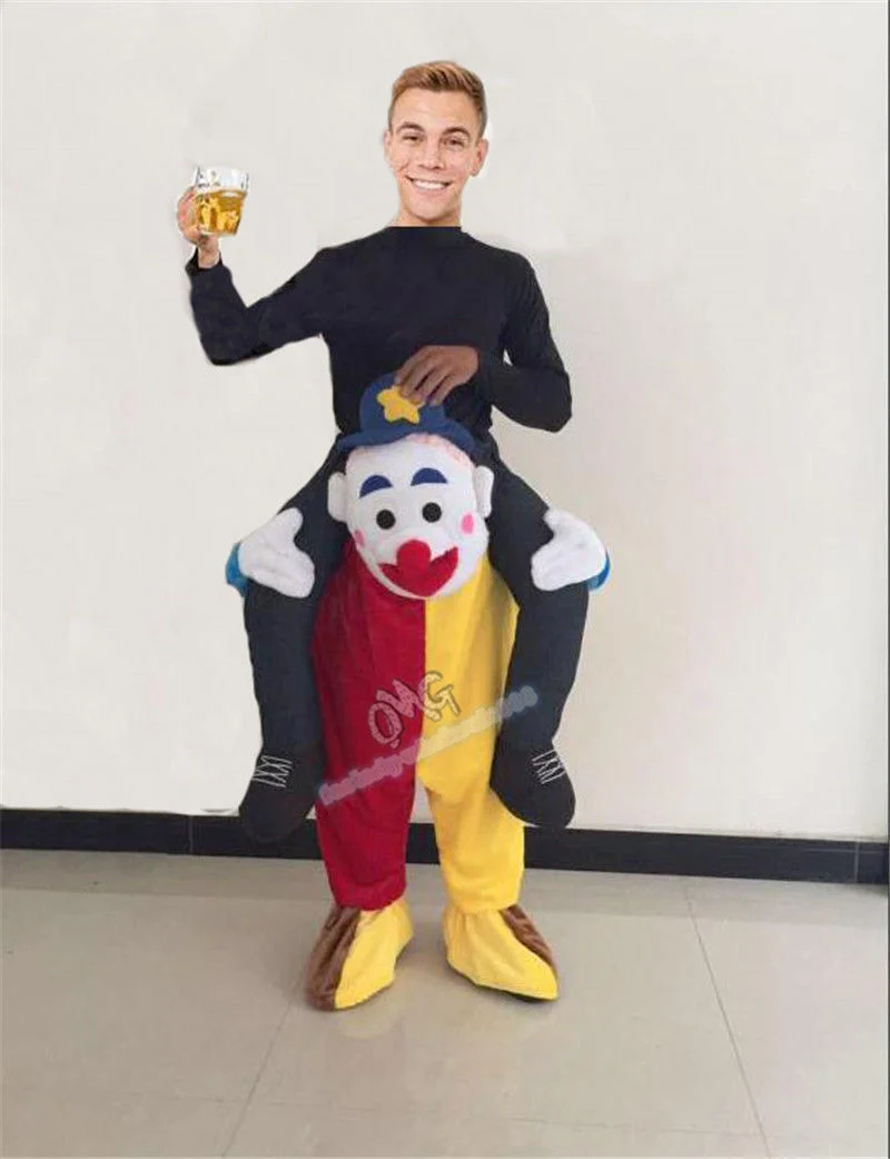 New Halloween Clown Carry Mascot Costume Suits Cosplay Party Game Dress Outfits Clothing Advertising Carnival Christmas Adults
New Halloween Clown Carry Mascot Costume Suits Cosplay Party Game Dress Outfits Clothing Advertising Carnival Christmas Adults