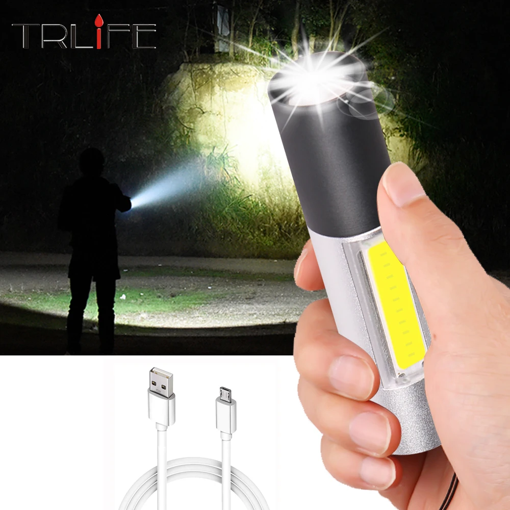 1200mAh USB Rechargeable MINI LED Flashlight with COB Side light ZOOM 3lighting modes LED Torch for cycling, camping, Work light
1200mAh USB Rechargeable MINI LED Flashlight with COB Side light ZOOM 3lighting modes LED Torch for cycling, camping, Work light