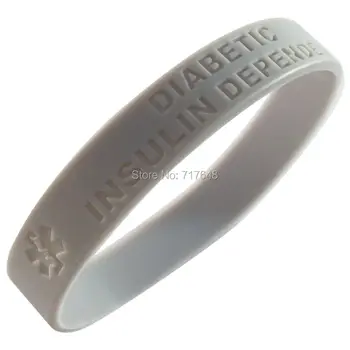 200pcs diabetic insulin dependent wristband silicone bracelets rubber cuff wrist bands bangle free shipping by FEDEX
200pcs diabetic insulin dependent wristband silicone bracelets rubber cuff wrist bands bangle free shipping by FEDEX