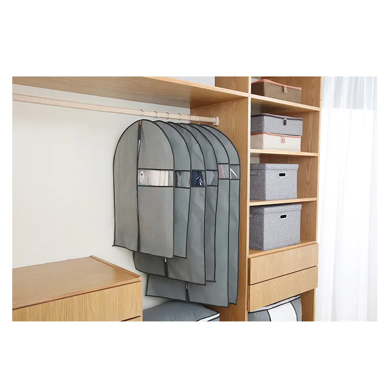1 PCS Thicken Clothing Dust Cover Suit Coat Waterproof Protector Storage Bag with Zipper Home Protector Hanging Garment Bag
1 PCS Thicken Clothing Dust Cover Suit Coat Waterproof Protector Storage Bag with Zipper Home Protector Hanging Garment Bag