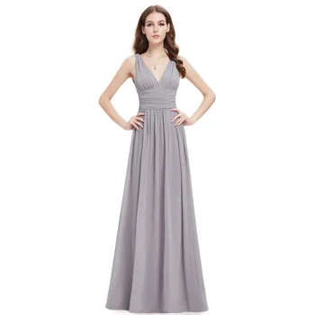 Ever-Pretty Grey Evening Dresses Ever Pretty A-line Chiffon