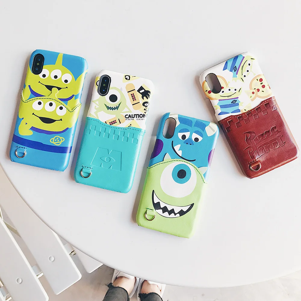 Cute Monster Pocket Leather Pocket Card Oil Side Half Pack Hard Case For iPhone 6 6S 7 8 Plus for IPHONE X XS MAX XR Case
Cute Monster Pocket Leather Pocket Card Oil Side Half Pack Hard Case For iPhone 6 6S 7 8 Plus for IPHONE X XS MAX XR Case