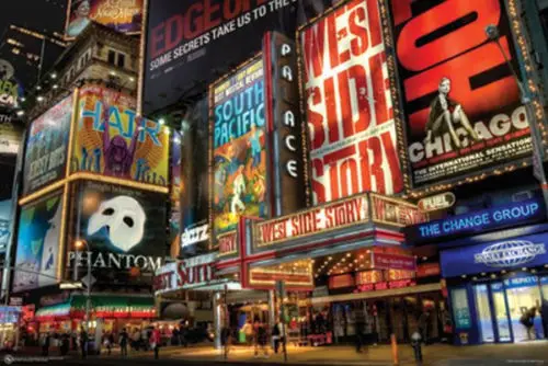 TIMES SQUARE THEATER DISTRICT ART BROADWAY SILK POSTER Decorative Wall painting 24x36inch
TIMES SQUARE THEATER DISTRICT ART BROADWAY SILK POSTER Decorative Wall painting 24x36inch