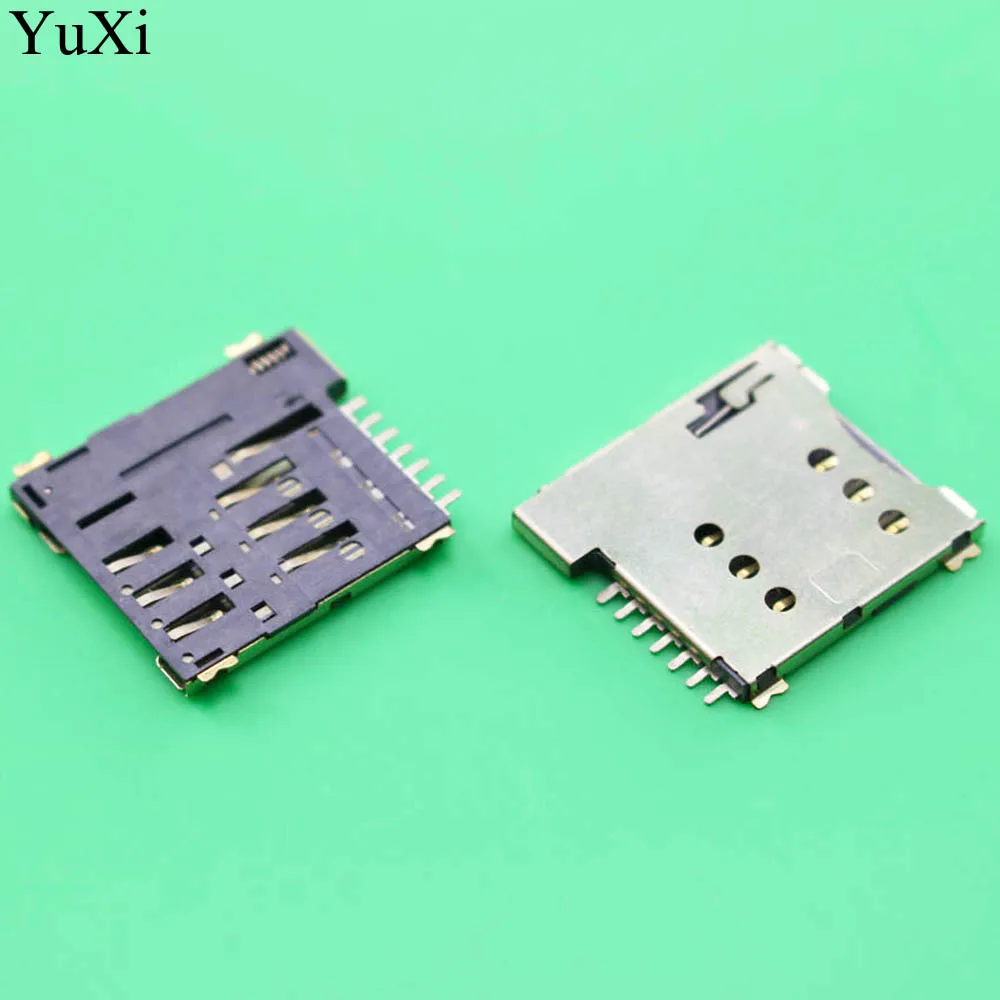YuXi 7P MICRO SIM Card Connectors 7Pins Micro sim Sockets holder slot replacement connector
YuXi 7P MICRO SIM Card Connectors 7Pins Micro sim Sockets holder slot replacement connector