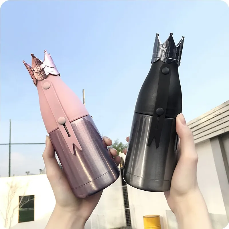 Creative Crown Stainless Steel Thermos Water Bottle Portable Vacuum Flasks Thermal Bottle for Water Tea Car Cup
Creative Crown Stainless Steel Thermos Water Bottle Portable Vacuum Flasks Thermal Bottle for Water Tea Car Cup