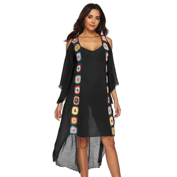 Swimsuit Beach Exit Saida Praia Dress Tunic Summer De Plus Size Cakes Rainbow Color Crochet Stitching Irregular Robes Patchwork
Swimsuit Beach Exit Saida Praia Dress Tunic Summer De Plus Size Cakes Rainbow Color Crochet Stitching Irregular Robes Patchwork