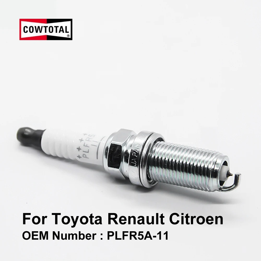 COWTOTAL Iridium Spark Plug PLFR5A-11 for Toyota Camry Land Cruiser FJ Cruiser Alphard 4Runner Renault Laguna ( Pack of 4 )
COWTOTAL Iridium Spark Plug PLFR5A-11 for Toyota Camry Land Cruiser FJ Cruiser Alphard 4Runner Renault Laguna ( Pack of 4 )