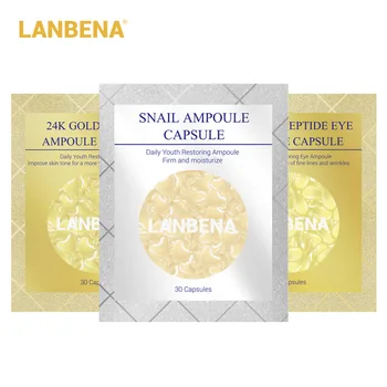 LANENA Pure Snail Serum Facial Care Capsule Cream Repair Ance Scar Whitening Freckle Brighten Skin Long time Moisture Essence
LANENA Pure Snail Serum Facial Care Capsule Cream Repair Ance Scar Whitening Freckle Brighten Skin Long time Moisture Essence