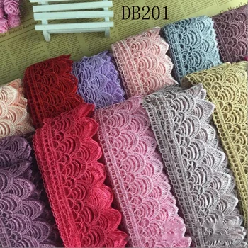 (15 yards/roll)many colors Polyester embroidery Lace fabric Webbing Decoration packing Material roll wholesale DB201
(15 yards/roll)many colors Polyester embroidery Lace fabric Webbing Decoration packing Material roll wholesale DB201