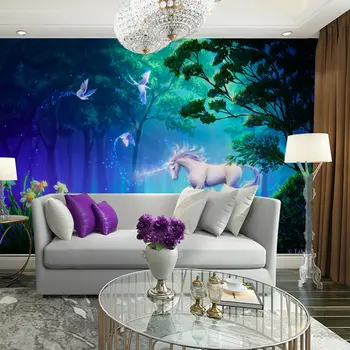 Children's Room Wall Paper Cartoon White Horse Forest Photo Wallpaper Murals 3D Kids Bedroom Self Adhesive Vinyl/Silk Wallpaper
Children's Room Wall Paper Cartoon White Horse Forest Photo Wallpaper Murals 3D Kids Bedroom Self Adhesive Vinyl/Silk Wallpaper