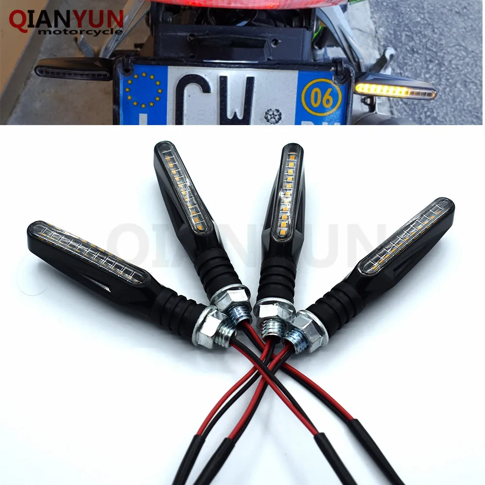 Water Flowing Motorcycle LED Turn Signal Lights Direction Indicators clignotant moto for Suzuki HAYABUSA / GSXR1300 2008 - 2016
Water Flowing Motorcycle LED Turn Signal Lights Direction Indicators clignotant moto for Suzuki HAYABUSA / GSXR1300 2008 - 2016