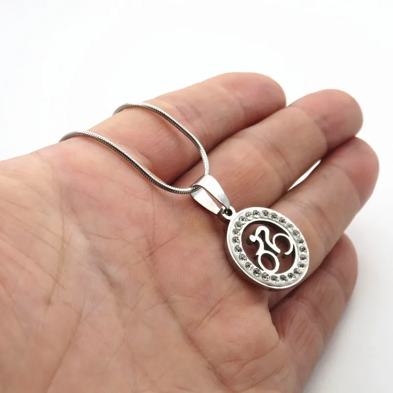 20mm Stainless Steel Round Charm Rhinestone Pendant With 50cm Snake Chain Fashion Jewelry
20mm Stainless Steel Round Charm Rhinestone Pendant With 50cm Snake Chain Fashion Jewelry