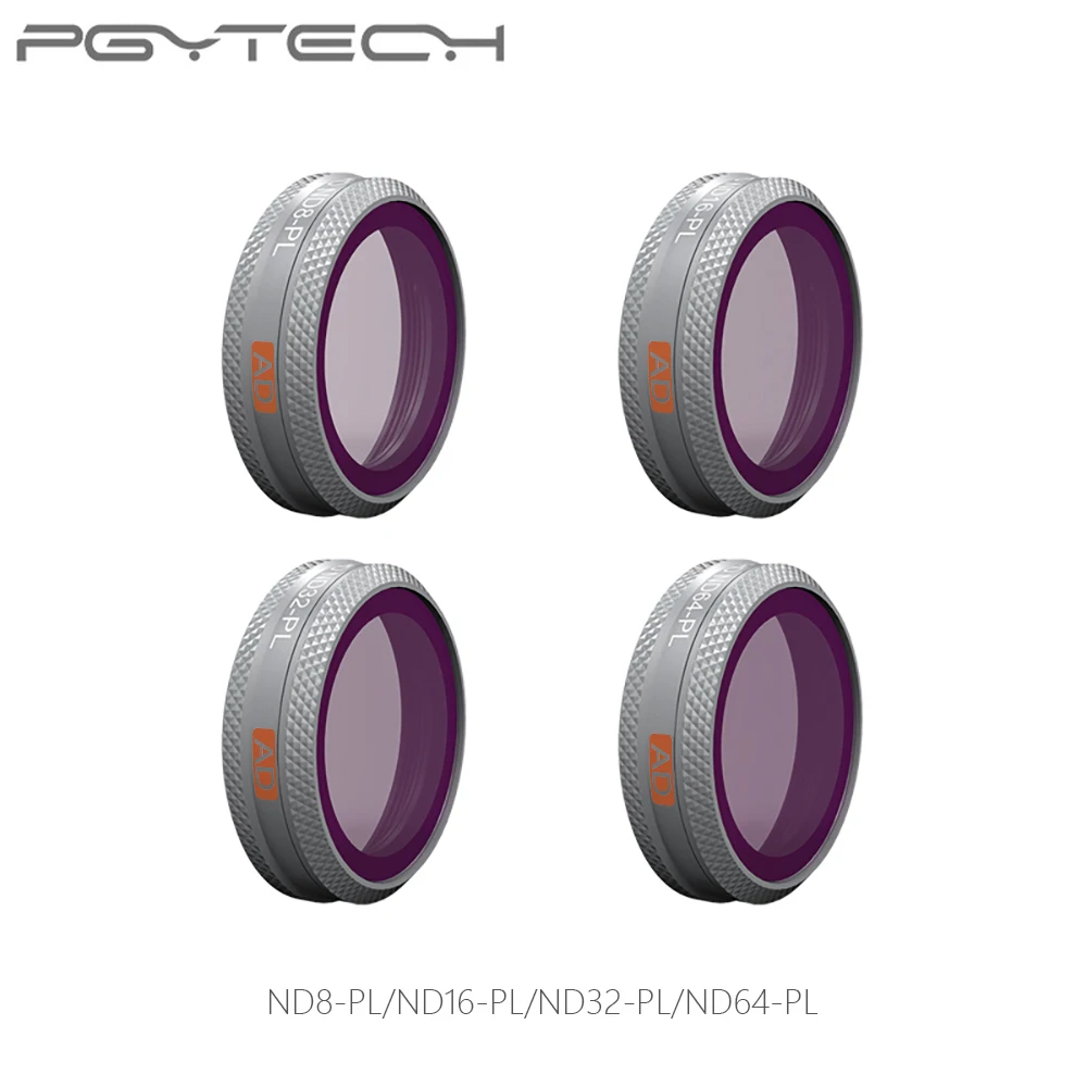 PGYTECH DJI Mavic 2 Zoom Advanced Filters Kit ND8/16/32/64-PL Filter for DJI Mavic 2 Drone Camera Lens Accessories
PGYTECH DJI Mavic 2 Zoom Advanced Filters Kit ND8/16/32/64-PL Filter for DJI Mavic 2 Drone Camera Lens Accessories
