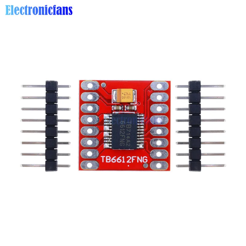 Dual Motor Driver 1A TB6612FNG For Arduino Microcontroller Better Than L298N VCC 2.7-5.5VDC Hot Sale
Dual Motor Driver 1A TB6612FNG For Arduino Microcontroller Better Than L298N VCC 2.7-5.5VDC Hot Sale