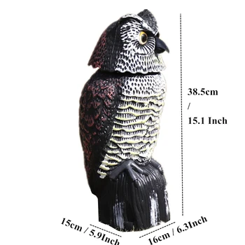 Miniature Figurines Home Decor Accessories 15'' Shakable Head Owl Creative Wise Owl Model Miniatures Animal Statuettes Vintage
Miniature Figurines Home Decor Accessories 15'' Shakable Head Owl Creative Wise Owl Model Miniatures Animal Statuettes Vintage