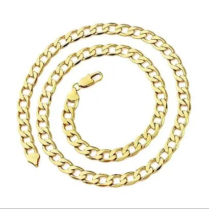 Fashion chain necklaces for men women copper alloy gold color necklace Free shipping 6N18K-17
Fashion chain necklaces for men women copper alloy gold color necklace Free shipping 6N18K-17