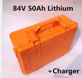 Rechargeable 84V 50Ah lithium li ion battery pack for 5000W motor electric car E-motorcycle E-scooter+96.6V 5A charger
Rechargeable 84V 50Ah lithium li ion battery pack for 5000W motor electric car E-motorcycle E-scooter+96.6V 5A charger