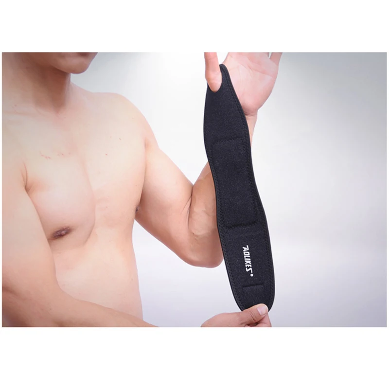 2Pcs/Lot Mens Fitness Thermal Thumb Wrap Bandage Palm Wrist Band Heating Bracers Support Arthritis Warm Anti Sprain Guard | Спорт и