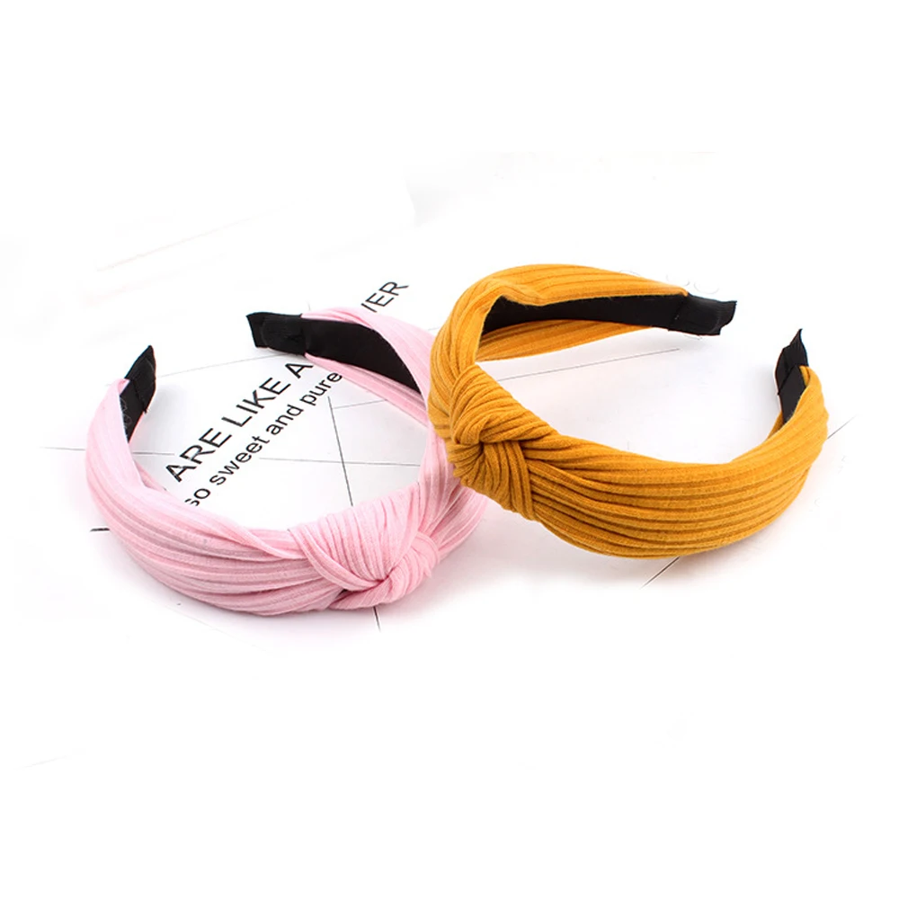 Solid Knitting Headbands Twisted Knotted Knotted Hair Band For Lady Girl Turban Wide Simple Hair Hoop Headwear Hair Accessories
Solid Knitting Headbands Twisted Knotted Knotted Hair Band For Lady Girl Turban Wide Simple Hair Hoop Headwear Hair Accessories