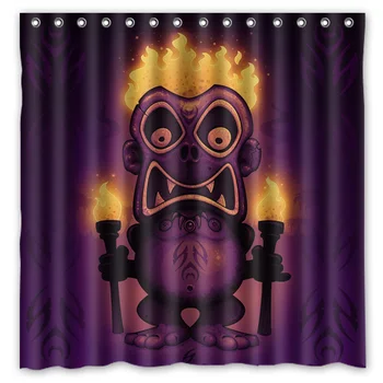 Bathroom Products Tiki Printed Polyester Fabric Shower Curtains Waterproof Washable Curtain 180X180CM
Bathroom Products Tiki Printed Polyester Fabric Shower Curtains Waterproof Washable Curtain 180X180CM
