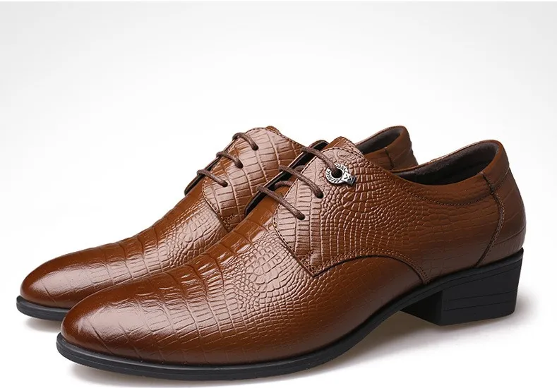 Фото Мужская модельная обувь модные острый носок на шнуровке Для мужчин мужские