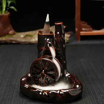 Creative Smoke Backflow Tower Incense Burner Cloud Wheel Aroma Burner Home Decoration
Creative Smoke Backflow Tower Incense Burner Cloud Wheel Aroma Burner Home Decoration