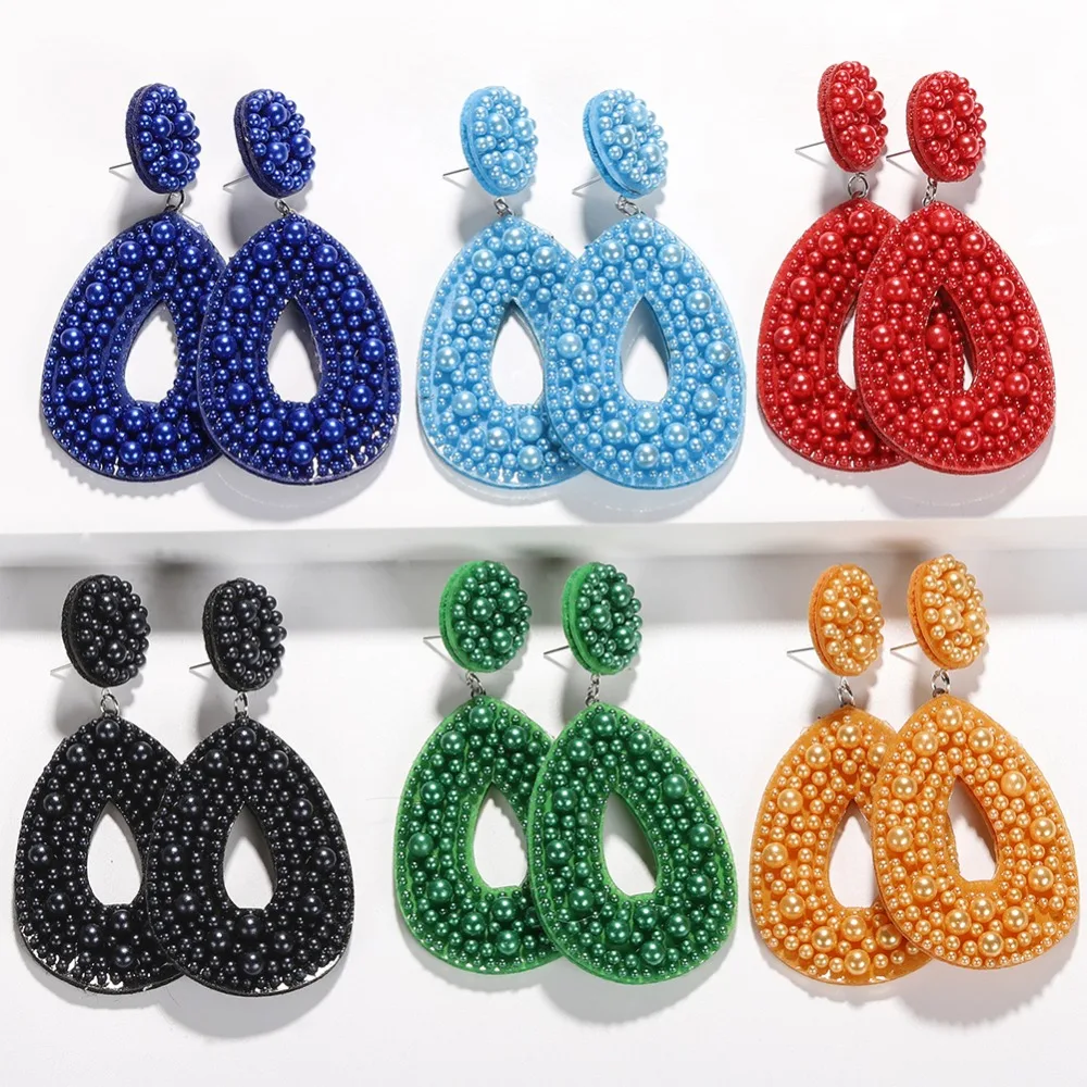 Ladyfirsy New Handmade Bohemian Seed Bead Drop Earrings Water Drop Shaped Beads Dangle Earrings for Women Wedding Party Gifts
Ladyfirsy New Handmade Bohemian Seed Bead Drop Earrings Water Drop Shaped Beads Dangle Earrings for Women Wedding Party Gifts
