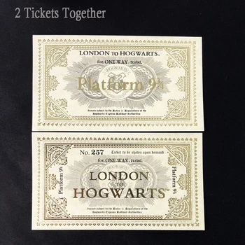 2Pcs/Set Harry Movie Hogwart London Express Train Ticket Platform 9 3/4 and No.257 Train Ticket
2Pcs/Set Harry Movie Hogwart London Express Train Ticket Platform 9 3/4 and No.257 Train Ticket