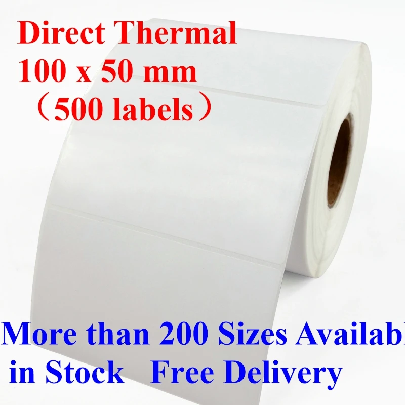 Jetland TKlabel 100 x 50 mm WHITE Direct Thermal Labels - Zebra GK420DGX420DGK420T 4 Rolls 2000 Top thermal paper
Jetland TKlabel 100 x 50 mm WHITE Direct Thermal Labels - Zebra GK420DGX420DGK420T 4 Rolls 2000 Top thermal paper
