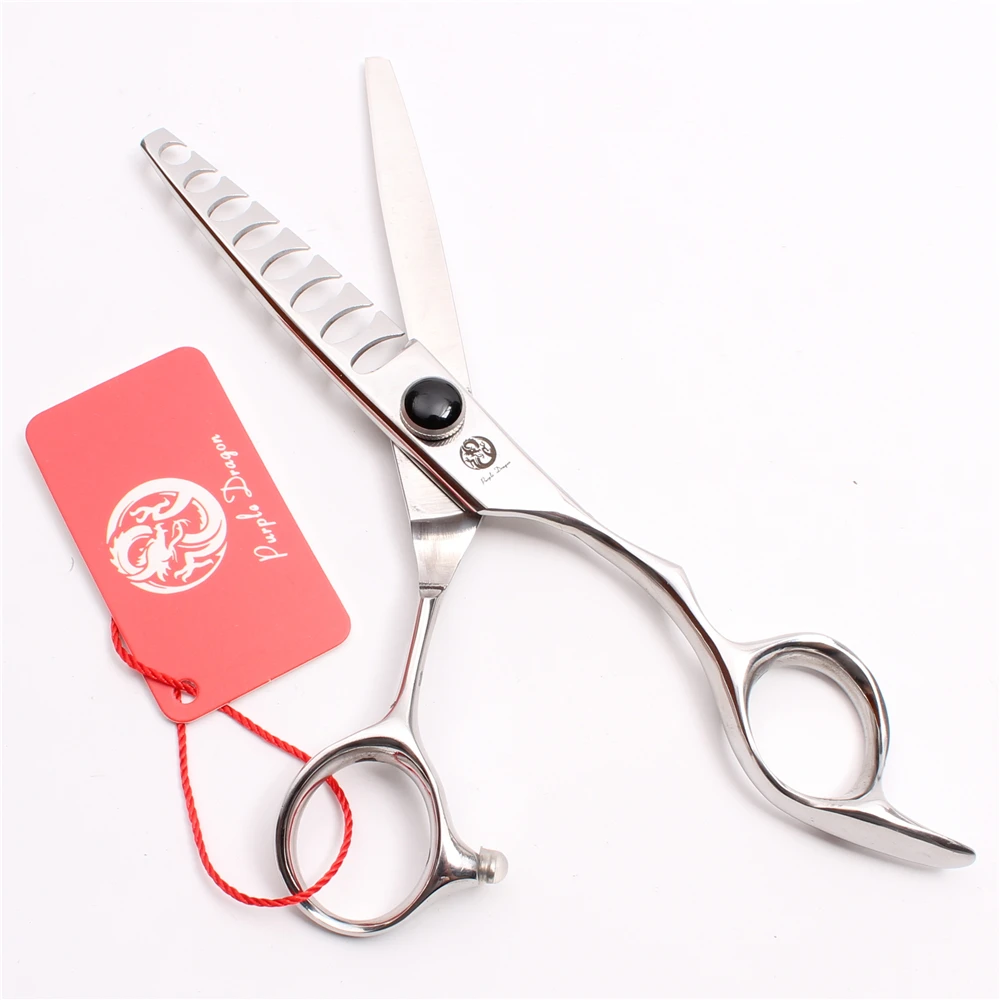 6" 16cm Purple Dragon 8 Teeth Japan 440C Z2007 Thinning Shears Fish Bone Teeth Professional Hairdressing Scissors Hair Scissors
6" 16cm Purple Dragon 8 Teeth Japan 440C Z2007 Thinning Shears Fish Bone Teeth Professional Hairdressing Scissors Hair Scissors