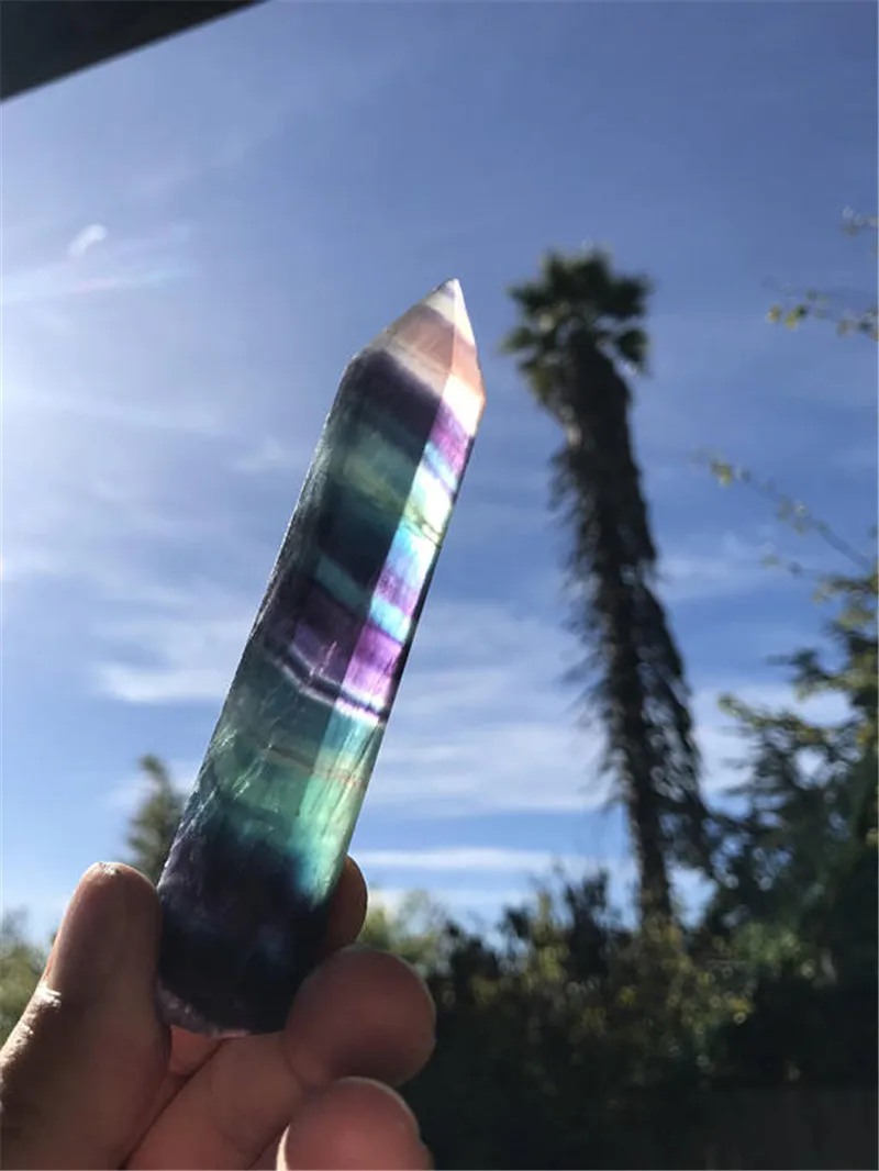 gorgeous 100% rainbow Natural fluorite Crystal polished single point healing as Valentine gift
gorgeous 100% rainbow Natural fluorite Crystal polished single point healing as Valentine gift