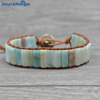 JoursNeige Hand Weaving Boho Bracelets Natural Stone Single Leather Wrap Bracelet Cuff Vintage Bracelet Fresh Fashion Jewelry
JoursNeige Hand Weaving Boho Bracelets Natural Stone Single Leather Wrap Bracelet Cuff Vintage Bracelet Fresh Fashion Jewelry