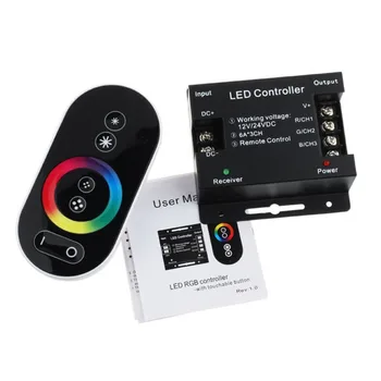 Mokungit DC12V Touch Screen Dimmable Remote Wireless RF Controller For Led 5050 3528 RGB Module Strip
Mokungit DC12V Touch Screen Dimmable Remote Wireless RF Controller For Led 5050 3528 RGB Module Strip