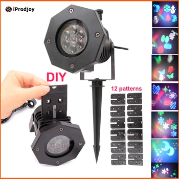 Garden Decoration Snowflake Outdoor Lawn Spot Star Projector Shower Waterproof IP65 DIY Mini Led Stage Light Holiday Landscape
Garden Decoration Snowflake Outdoor Lawn Spot Star Projector Shower Waterproof IP65 DIY Mini Led Stage Light Holiday Landscape