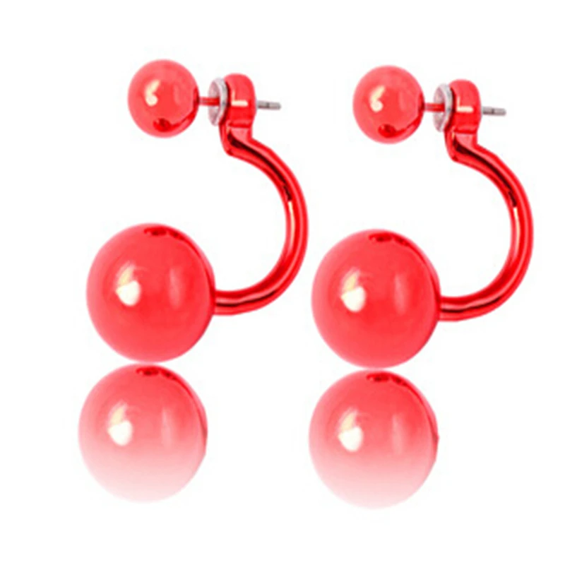 Cute CC Earrings For Women Double Beads Big Stud Earrings Fashion Jewelry Bijoux Femme -Jewelry Christmas Gift E8193
Cute CC Earrings For Women Double Beads Big Stud Earrings Fashion Jewelry Bijoux Femme -Jewelry Christmas Gift E8193